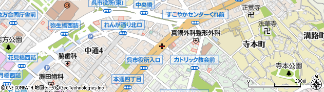 寺迫運動公園入口周辺の地図