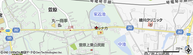香川県綾歌郡綾川町萱原461-7周辺の地図