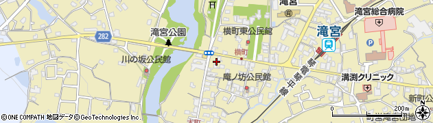 香川県綾歌郡綾川町滝宮1296周辺の地図