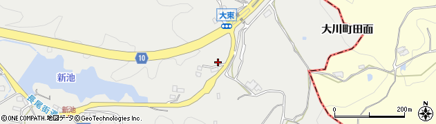 香川県さぬき市大川町田面1010周辺の地図