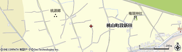 和歌山県紀の川市桃山町段新田周辺の地図