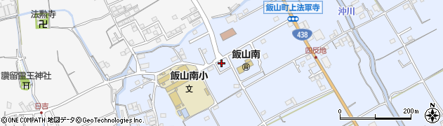 丸亀市消防団　第１７分団上法軍寺周辺の地図