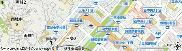 株式会社高野電気商会　呉営業所周辺の地図