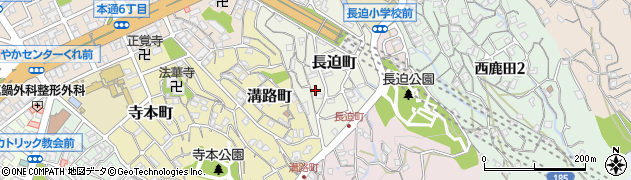 広島県呉市長迫町6周辺の地図