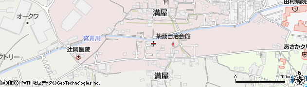和歌山県和歌山市満屋周辺の地図