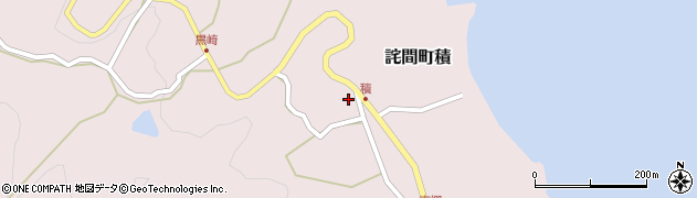 香川県三豊市詫間町積621周辺の地図