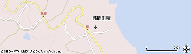 香川県三豊市詫間町積611周辺の地図