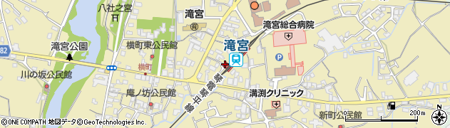 滝宮駅周辺の地図