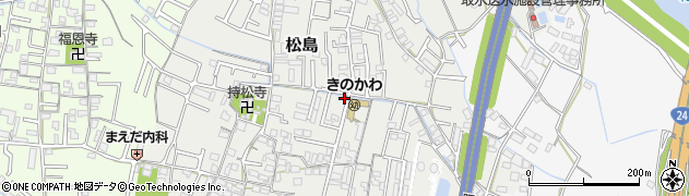 河合サテライト松島校周辺の地図