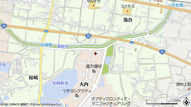 〒769-2521 香川県東かがわ市大内の地図