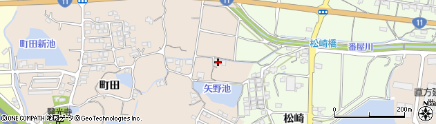 香川県東かがわ市町田495周辺の地図