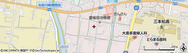 香川県東かがわ市川東74周辺の地図