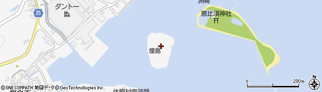 煙島周辺の地図