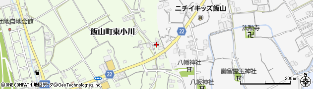 香川県丸亀市飯山町東小川1312周辺の地図
