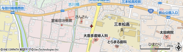 秋山刃物店周辺の地図
