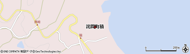 香川県三豊市詫間町積周辺の地図