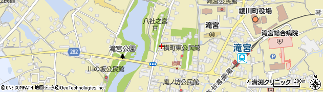 香川県綾歌郡綾川町滝宮1321周辺の地図