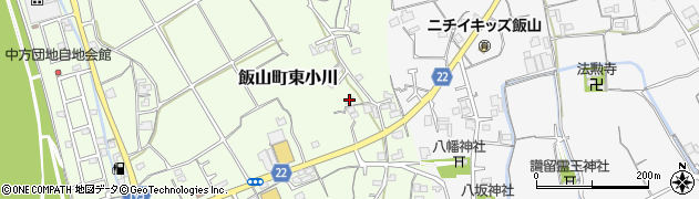 香川県丸亀市飯山町東小川1292周辺の地図