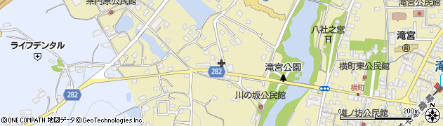 香川県綾歌郡綾川町滝宮1721周辺の地図
