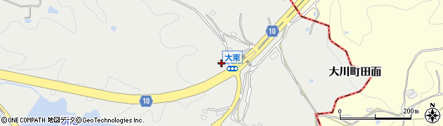 香川県さぬき市大川町田面953周辺の地図