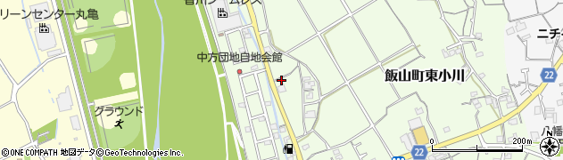 香川県丸亀市飯山町東小川1891周辺の地図