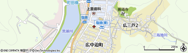 呉三坂地郵便局周辺の地図
