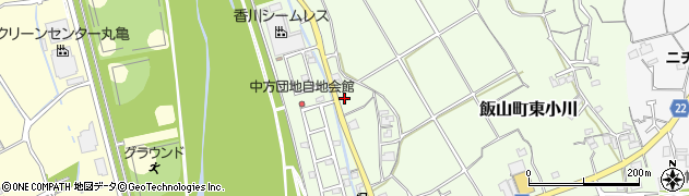 香川県丸亀市飯山町東小川1890周辺の地図