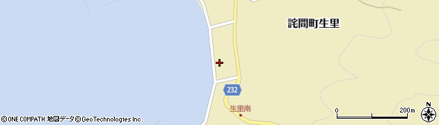 香川県三豊市詫間町生里614周辺の地図