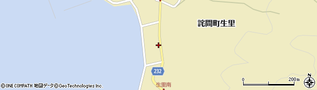 香川県三豊市詫間町生里517周辺の地図