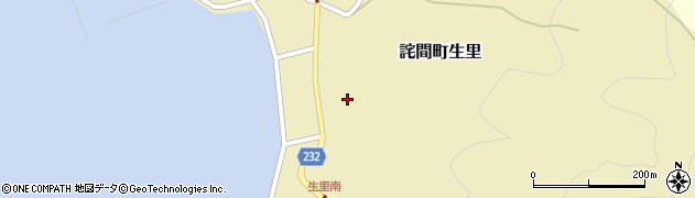香川県三豊市詫間町生里507周辺の地図