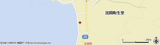 香川県三豊市詫間町生里618周辺の地図