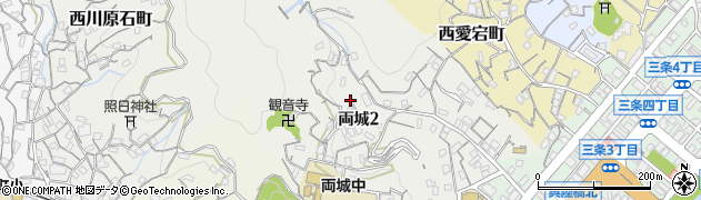 広島県呉市両城周辺の地図