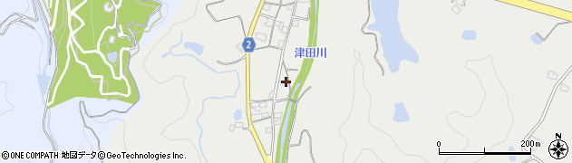 香川県さぬき市大川町田面1571周辺の地図