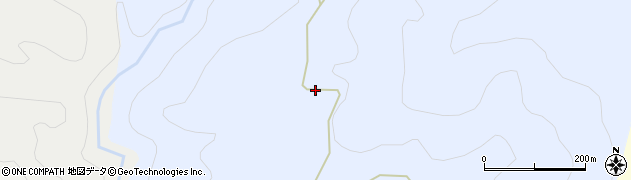 山口県岩国市美川町添谷（立木）周辺の地図