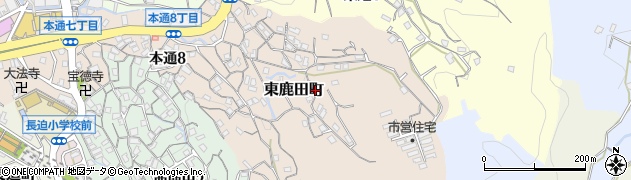 広島県呉市東鹿田町周辺の地図