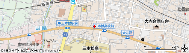 富国生命三本松営業所周辺の地図