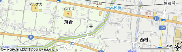 香川県東かがわ市落合465周辺の地図