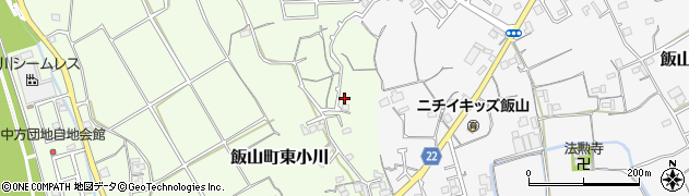 香川県丸亀市飯山町東小川1322周辺の地図