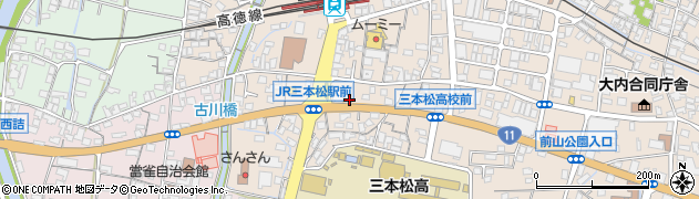 香川証券株式会社　三本松支店周辺の地図