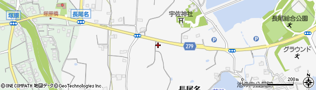 香川県さぬき市長尾名1632周辺の地図