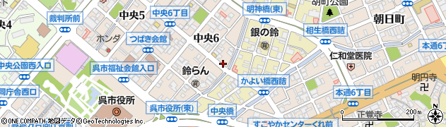 株式会社三葉ポンプ　呉営業所周辺の地図