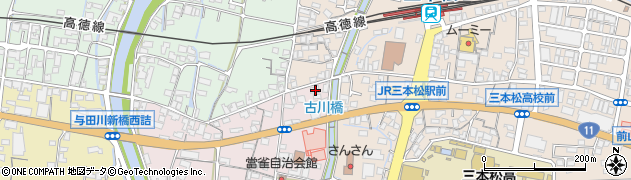 香川県東かがわ市川東98周辺の地図