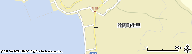 香川県三豊市詫間町生里499周辺の地図
