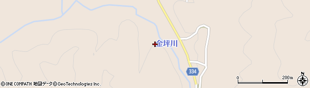 金坪川周辺の地図