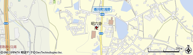 香川県高松市香川町浅野1283周辺の地図