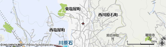 広島県呉市東塩屋町周辺の地図