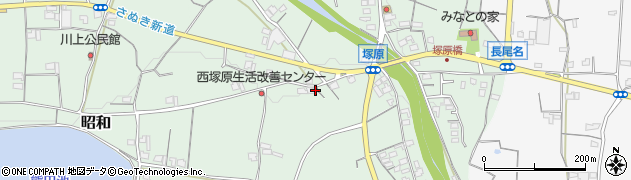 香川県さぬき市長尾西2108周辺の地図