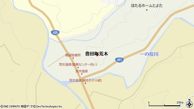 〒750-0404 山口県下関市豊田町荒木の地図