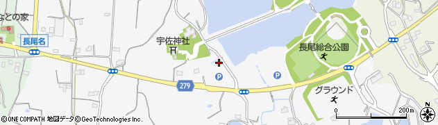 香川県さぬき市長尾名乙周辺の地図