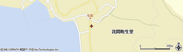 香川県三豊市詫間町生里490周辺の地図